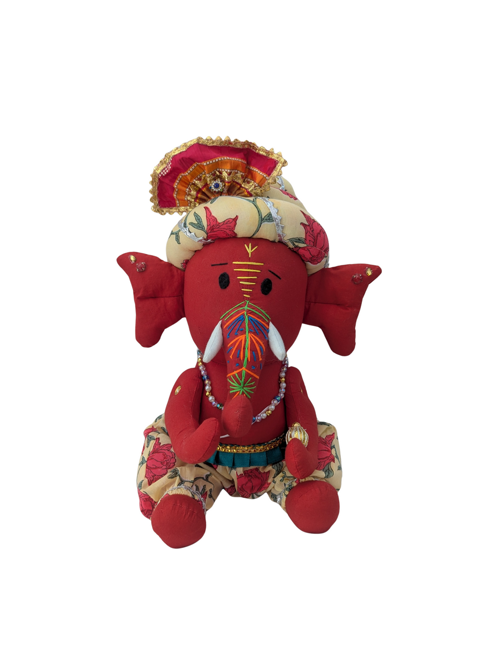 Handmade Cloth Ganesh Ji Idol | Decorative & Gift Item