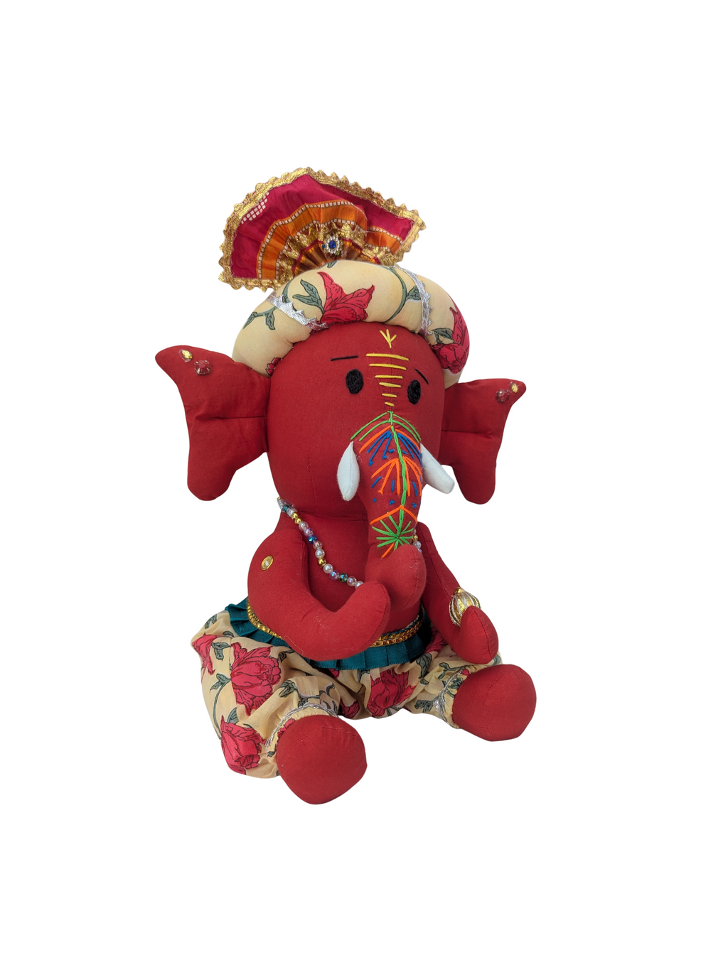 Handmade Cloth Ganesh Ji Idol | Decorative & Gift Item