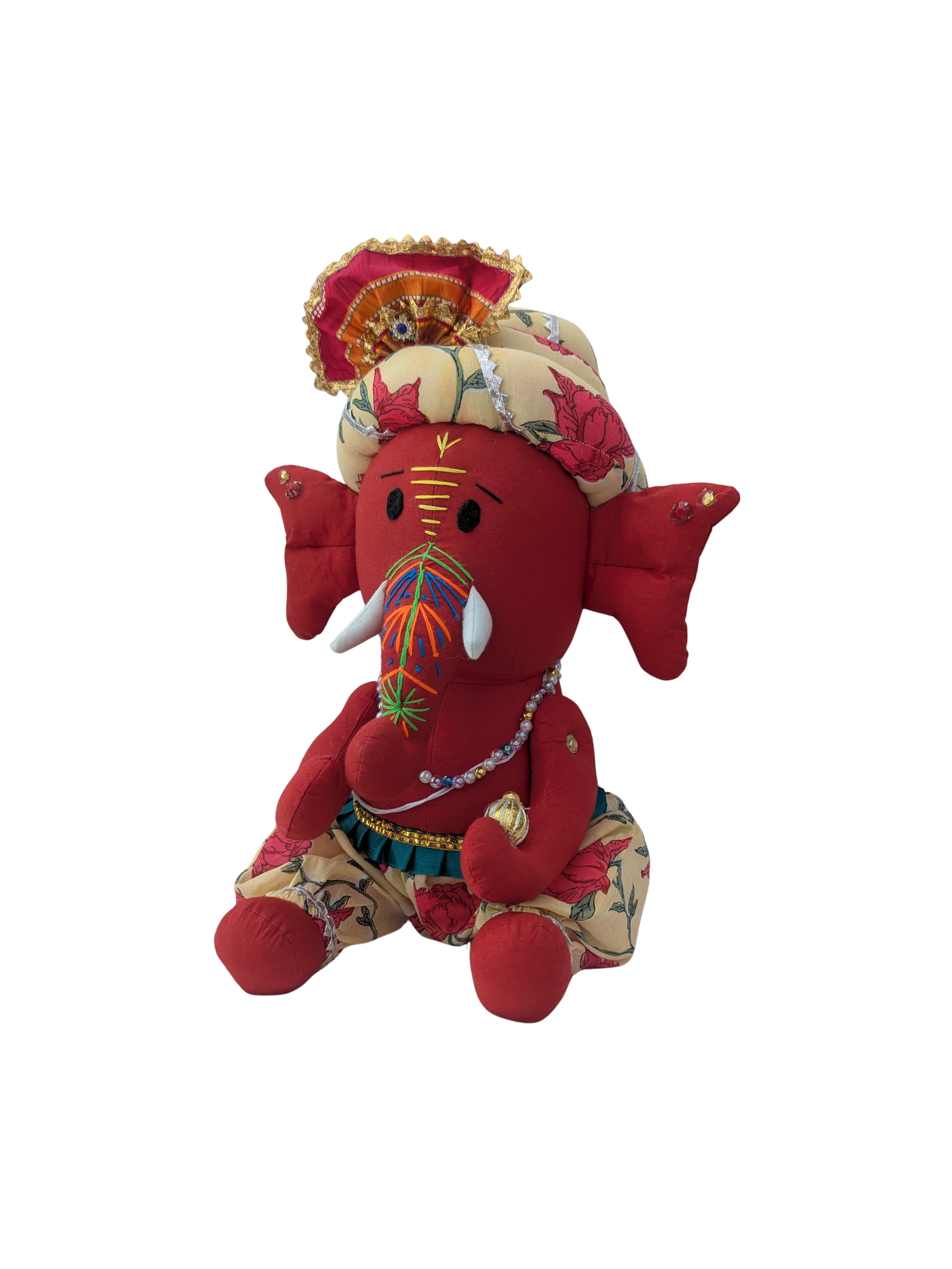 Handmade Cloth Ganesh Ji Idol | Decorative & Gift Item